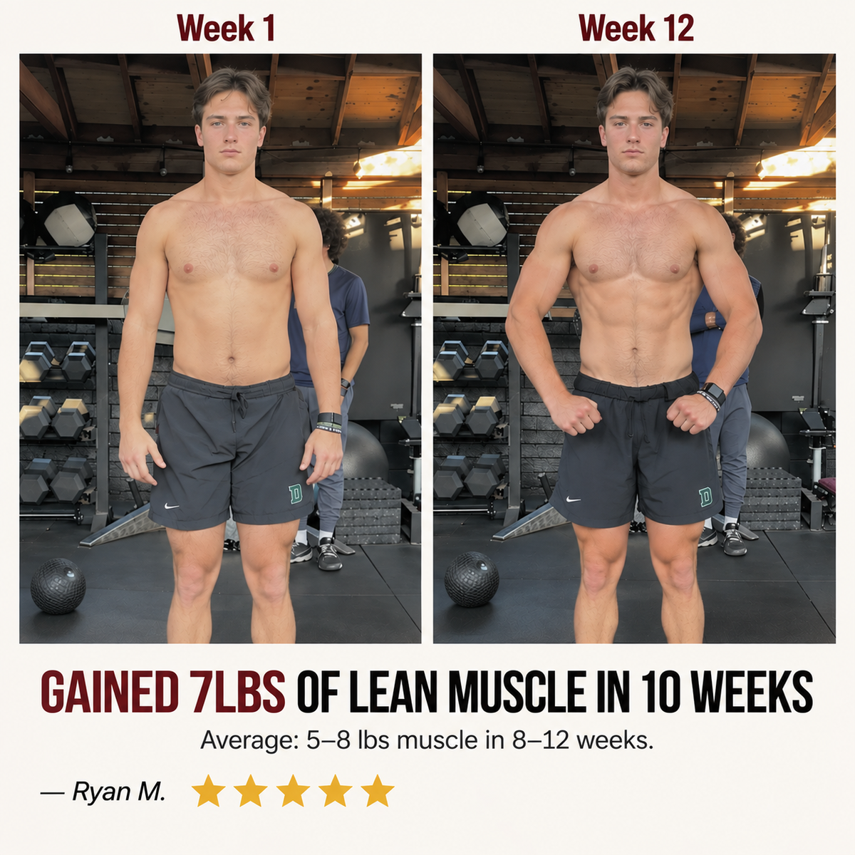 Muscle Peptide 185 Supplements Build Lean Muscle 3X Faster
