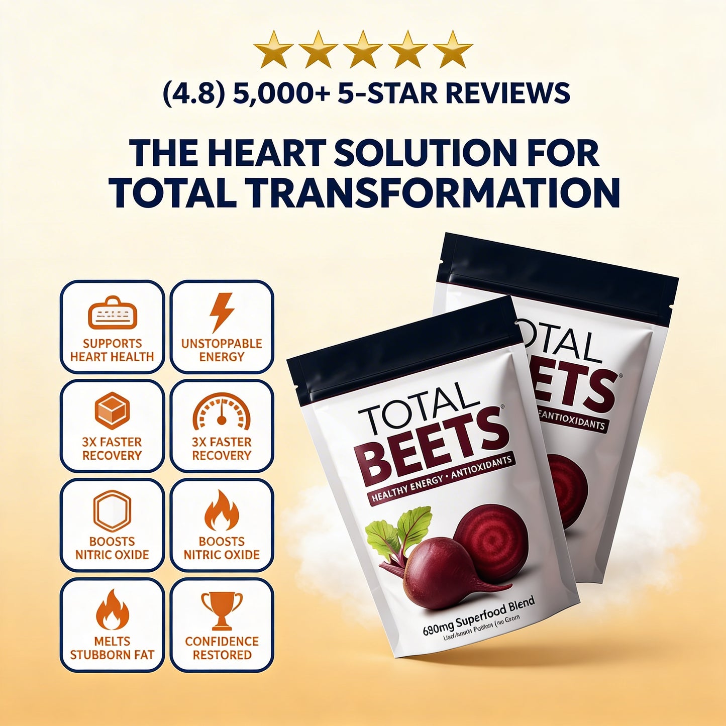 Total Beets™  - Blood Pressue Support + Strengthening Your Heart Health (Recommend by Doctors)